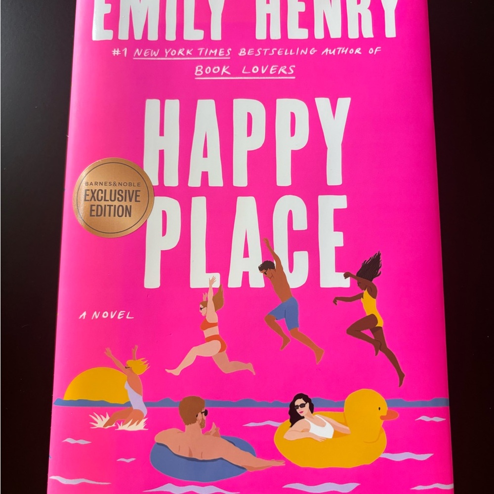 Happy Place by Emily Henry - Pink Cover
